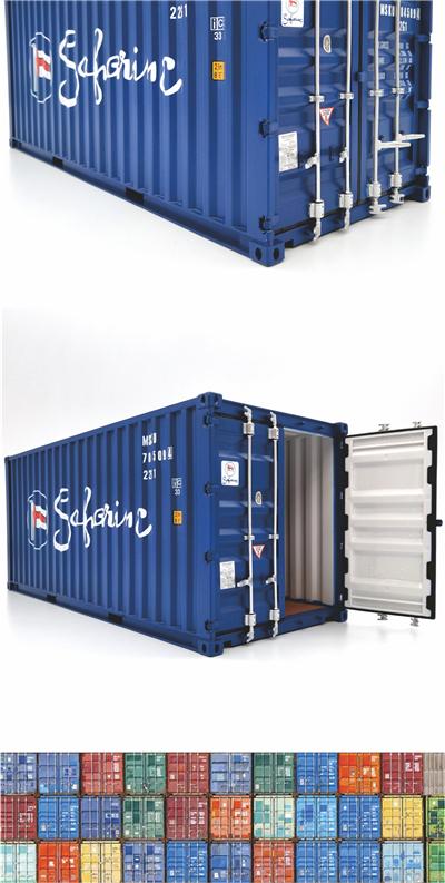 南非海运集装箱模型 1:20货柜模型 货代货柜模型订制订做 接受定制